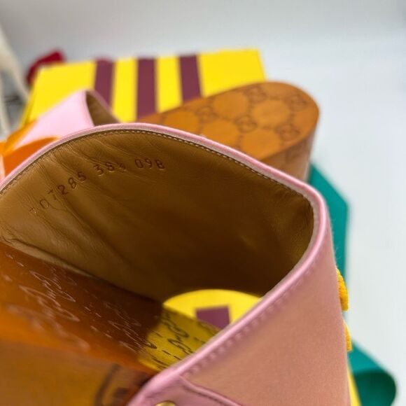 Women’s Gucci X Adidas, leather mules size 38.5 made in Italy - Picture 10 of 10